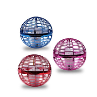 Mini-drone de haute qualité, boule volante LED à 360 degrés, jouet UFO, avion RC avec piles incluses