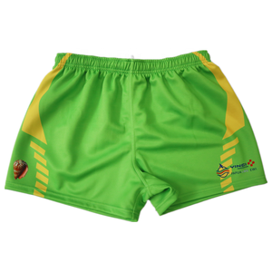 Celana Pendek Rugby Sepak Bola Sublimasi Kustom dengan Saku Resleting Bahan Poliester Katun untuk Liga, Pemasok Celana Pendek Rugby Sepak Bola - Product Image 2