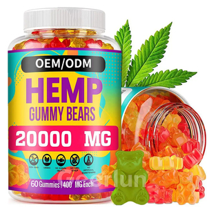 Private label OEM olio di canapa integratore nootropico migliorare la memoria e la salute del cervello canapa orso Gummies - Product Image 1