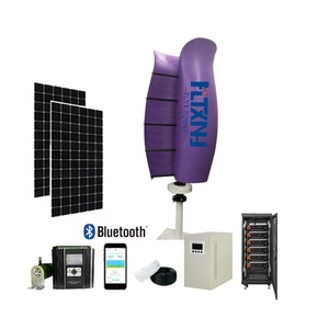 Vente chaude Éolienne à axe vertical 500W 1KW 2KW 3KW Tulip Wind à aimant permanent, sortie AC, pour installation sur toit - Product Image 5