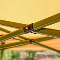 Tente de salon professionnelle pop-up 10x10 personnalisée, avec structure en acier thermolaqué, imperméable, pour exposition extérieure et événements sportifs, haute qualité