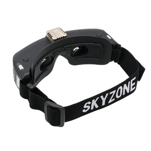 Lunettes FPV SKYZONE SKY04X PRO OLED 48CH 5.8G Steadyview avec récepteur 1920X1080 DVR, suivi de tête et ventilateur pour avion RC et <span class=keywords><strong>drone</strong></span> de course - Product Image 2