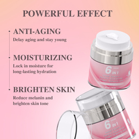 Soins de la peau 6 en 1 de marque privée Vitamine C E organique Blanchissant Collagène Rétinol Best Lift Crème anti-âge pour le visage