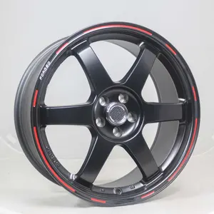 Jy te37 alüminyum alaşımlı jantlar 18x8 inç jantlar modifiye tasarım 5x10 0/112/114.3/120 binek otomobil tekerlekleri için