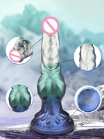 Plug anal réaliste en silicone liquide en forme d'alien pour hommes et femmes, produits de soins personnels
