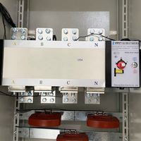 Boîtier de distribution d'alimentation à commutation automatique (ATS) triphasé 4P 1250A personnalisé en usine
