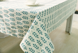 Leaves Design 10%Linen and 90%Cotton <strong>Table</strong> Cloth Tablecloth <strong>Dining</strong> <strong>Table</strong> <strong>Covers</strong> - Product Image 4