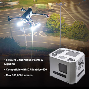 Sistema de Dron Atado Foxtech T-3000L de 3000W y 60M con Iluminación de Reflector, Estación Base de Dron Atado para DJI Matrice 400 M400 - Product Image 2