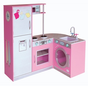 <span class=keywords><strong>Cuisine</strong></span> de jeu modulaire portable <span class=keywords><strong>en</strong></span> <span class=keywords><strong>bois</strong></span> pour enfants, ensemble de meubles roses avec plusieurs appareils électroménagers et rangements, <span class=keywords><strong>jouet</strong></span> de jeu de rôle - Product Image 2