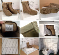 Prix d'usine, bottes Belleville originales pour hommes/femmes, 8 pouces, dessus en cuir microfibre, semelle intermédiaire en EVA, doublure en mesh