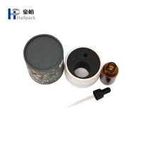 Boîte ronde en carton personnalisée de haute qualité pour l'emballage de cosmétiques, pour flacon d'huile essentielle ou de parfum