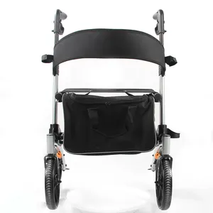 Sinway Voor Senioren Opvouwbare Rollator Met Stoel 3 In 1 Rollator Rollator/Elektrische Rolstoel