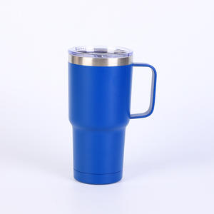 304 acier inoxydable 30oz isolé thermos tasse étanche poignée sous vide affaires décontracté bleu tasse à café Portable cadeau tasse - Product Image 3