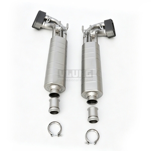 Sistema di Scarico Intelligente con Valvola per Mercedes Benz G500 4.0T 2018-2026, Terminale di Scarico Quadrato Nero, Silenziatore da Corsa ad Alto Flusso - Product Image 1