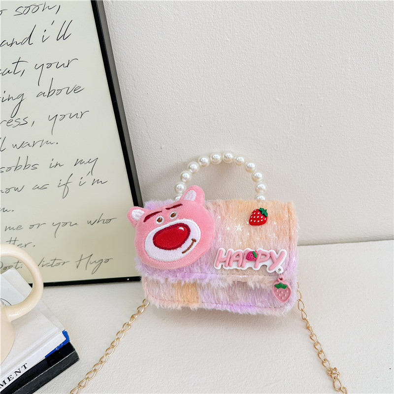 Orso fragola rosa