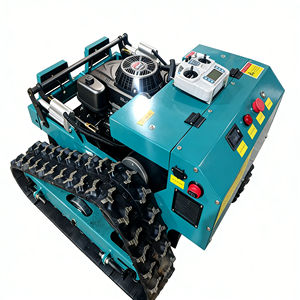 เครื่องตัดหญ้าอัตโนมัติแบบมัลติฟังก์ชั่น ควบคุมด้วยรีโมท ขนาดเล็ก พกพาสะดวก แบบตีนตะขาบ สำหรับงานเกษตร พร้อมที่ตัดหิมะ - Product Image 2