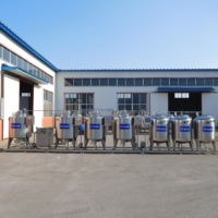 Petite machine de traitement du lait pour la production de yaourt et de crème glacée, ligne de production laitière