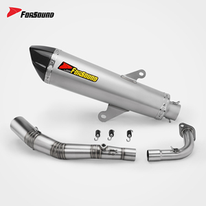 Pot d'échappement moto Forsound à prix de gros pour Yamaha NMAX155, silencieux slip-on avec <span class=keywords><strong>DB</strong></span> <span class=keywords><strong>Killer</strong></span> <span class=keywords><strong>amovible</strong></span> - Product Image 2