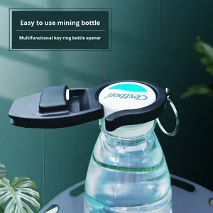 Porte-clés multifonctionnel 3-en-1 en plastique écologique, ouvre-bouteille, nouveau design pour cadeaux promotionnels d'entreprise, bière, boissons - Product Image 2