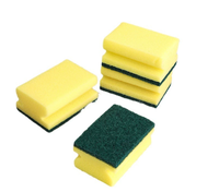 Éponge de cuisine écologique TIN HONG personnalisable en gros, couleurs variées, absorption d'eau à 250 %, pour nettoyer la vaisselle et récurer