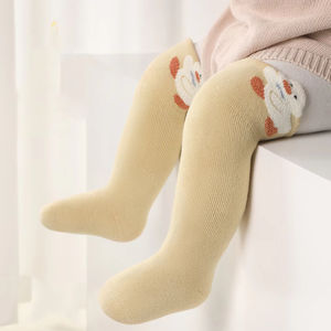Xiangyi <span class=keywords><strong>Medias</strong></span> Largas Para Bebes New Baby Calcetines largos hasta la rodilla 0-3 años Calcetín infantil grueso de dibujos animados - Product Image 1
