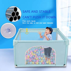 2025 portatile pieghevole bambino Playard facile da montare interno/esterno box con pannello di sicurezza in legno stile casa parco palestra uso - Product Image 3