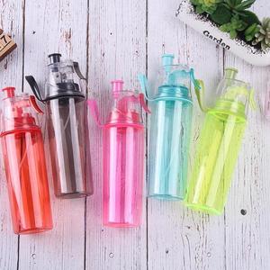 Madou 600ML <span class=keywords><strong>Taza</strong></span> de bebida con logotipo personalizado Botella de agua con rociador de niebla para deportes al aire libre creativos con método de bebida directa - Product Image 2
