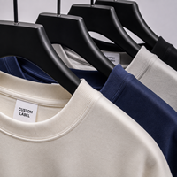 T-shirt vierge personnalisé en coton biologique épais 230 GSM, col rond, coupe oversize, pour homme, imprimé, grandes tailles, streetwear, vente en gros OEM