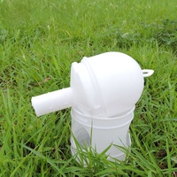 Abreuvoir automatique à gravité pour oiseaux, 0,5 kg, en plastique, pour pigeons, perroquets, distributeur d'eau suspendu pour cage