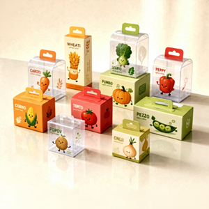 Boîte d'emballage personnalisée en PET/<span class=keywords><strong>PVC</strong></span> pour pinceaux à poudre transparents, sous blister plastique approuvé par la FDA pour outils cosmétiques - Product Image 1