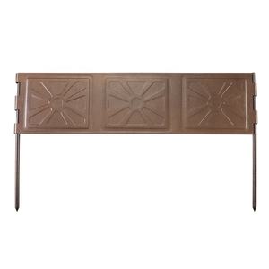 <span class=keywords><strong>Bordure</strong></span> de jardin décorative flexible en acier métallique revêtu de poudre bronze et crème, <span class=keywords><strong>hauteur</strong></span> 24 <span class=keywords><strong>cm</strong></span> - Product Image 4