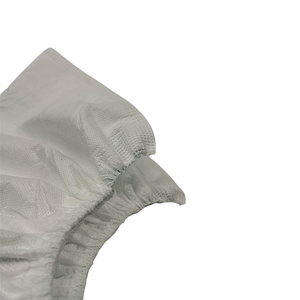 כיסויי נעליים חד פעמיים ידידותיים לסביבה ללא החלקה אטומים בפני אבק מגן לבן PP כפול אלסטי כיסויי נעליים לא ארוגים - Product Image 5