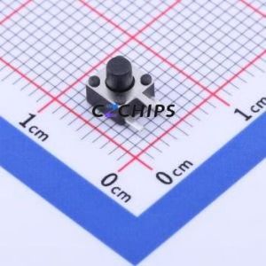 TS4548B3J Tactile Switch Through hole Component (THT) Switch Single Pole Single Throw Round Button 2.5N Right Angle Insert - Product Image 1