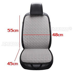 Housse de siège de voiture universelle en lin, coussin de protection intérieur respirant pour automobile - Product Image 6