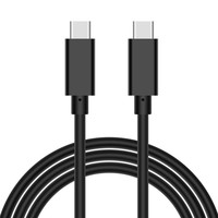 Kabel USB 3.2 C ke C DFX 20Gbps PVC Shielded 1M 100W Gen2x2 dengan E-Marker untuk MacBook/iPad Pro/Samsung/SSD