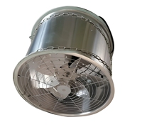 Ventilateur de circulation suspendu D550 à entraînement direct, à fréquence variable, en fibre de verre, résistant à la corrosion, pour élevage