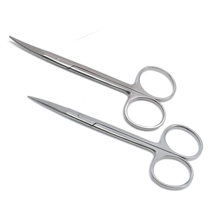 Ciseaux médicaux chirurgicaux d'iris avec des lames droites de tranchant de TC 11cm / 4.5 "Instruments chirurgicaux Instrument médical d'iris - Product Image 1