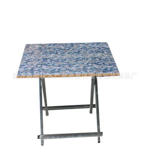 Table pliante Linyi Jinhai 60x60 70x70 80x80, table carrée en bois massif minimaliste portable pour l'extérieur, design pliable - Product Image 1