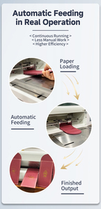YH-360C Digital Hot Foil Stamping <b>Printer</b> Continuous Hot Stamping Machine For Paper Card Leather Certificate Package - Product Image 3