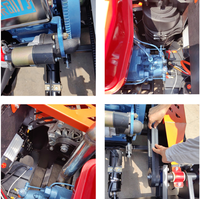Desain Baru Pabrik Mini Mulcher Mesin Diesel 18 HP Lebar 1000mm Untuk Penggunaan Kebun Pertanian