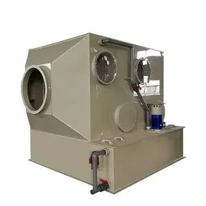 chlorine gas scrubber for industrial/laboratory exhaust gas