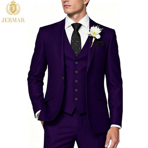 Costume 3 Pièces Classique Noir Respirant pour Homme, Coupe Slim Sur Mesure, Idéal pour Mariage, Cérémonie Religieuse, OEM/ODM - Product Image 2