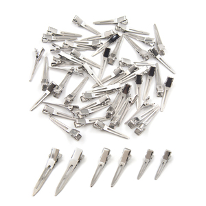 Nuevos accesorios surtidos para el cabello para mujer, 3,5 cm, 4,5 cm, 5,5 cm, pinzas para el cabello de cocodrilo de metal de una sola punta - Product Image 1