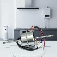 Moteur de soufflerie AC monophasé à roulement à billes 105 mm 120 V 60 Hz 3 vitesses 2600 tr/min pour hotte aspirante, chauffe-eau à gaz, purificateur d'air