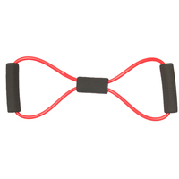 Banda de Resistencia Portátil en Forma de 8 para Pilates, Yoga, Entrenamiento de Fuerza, Ejercicio en Casa y Gimnasio