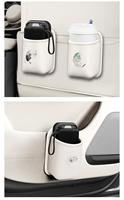 Organisateur de voiture personnalisé avec logo, boîte de rangement multifonctionnelle en cuir PU pour la porte et la ventilation de la voiture