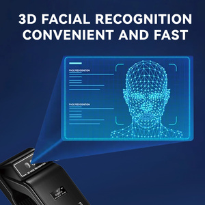 Khóa thông minh cho gỗ thép cho thuê căn hộ nhận dạng khuôn mặt người dùng lớn công suất hợp kim nhôm xây dựng IP65 không thấm nước dễ dàng quản lý - Product Image 3