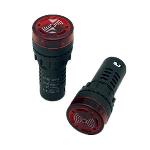 Alarma y Sirena AD16-25SM 20~30s con Zumbador Retardado Audible y Visual, Apertura de 22mm, 12V/24V - Product Image 2