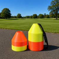 Cônes de football miniatures KSE 9 cm, cônes souples, marqueurs de terrain multicolores, exercices d'agilité pour les entraîneurs de football et les enfants