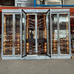 Cave à vin de luxe avec système de refroidissement intégré, armoire réfrigérée pour vins rouges, cave à vin climatisée - Product Image 3
